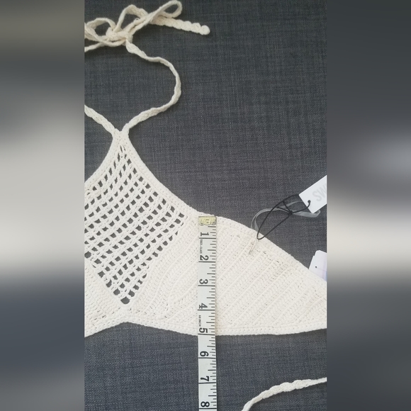 Crochet crop top / bra top - Picture 4 of 7